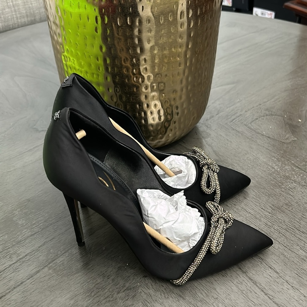 SAM EDELMAN  Deela Pointed Toe Heel Black - Picture 5 of 6